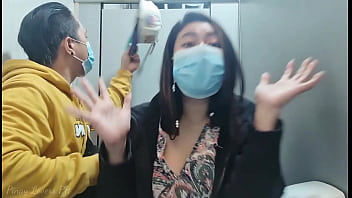 Pinay Scandal: Wild Threesome in All-Gender Restroom