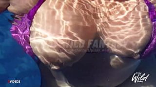 Busty Pinay flaunts her big boobs in the pool