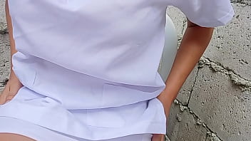 Pinay Nurse Hardcore Fuck with Construction Worker in Abandoned Hospital