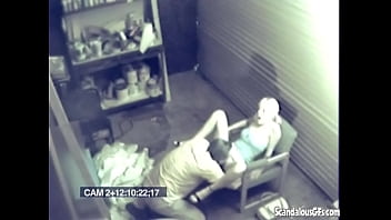 Filipina Blonde Garage Fuck Caught On Cam