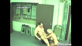 Slender Fair-haired Girl With Massive Tits Sucks Cock