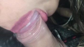Filthy Amateur Slut Gives A Public Blowjob