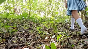 Filipina College Babe Sneaks Off With Her Campus Guard For A Wild Jungle Pounding, Creaming Her Tight Pussy Raw