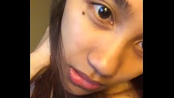 Filipina Girl Biting Her Plump Lips With A Seductive Gaze