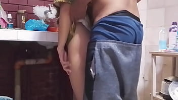 Filipina Sister And Brother Fucking Hard In The Kitchen