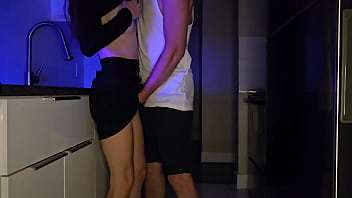 Unskilled Slut’s Guttural Groans From The Kitchen Counter