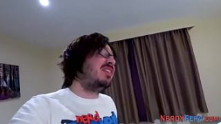 Amateur Slut Gobbles Nerd Cock