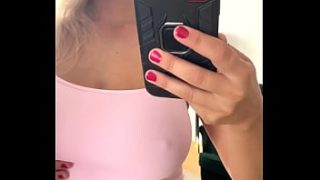 Voluptuous Mature Slut Katerina Hartlova Fingers Her Sopping Cunt Before The Looking Glass