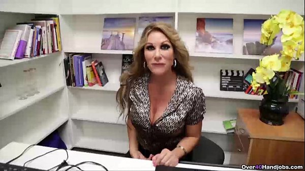 Mature And Voluptuous Milf Gives A First-person View Handjob